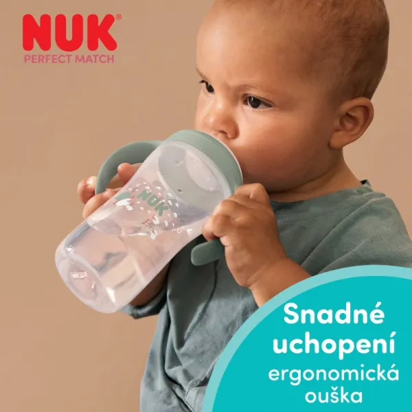 Dojčenská fľaša na učenie NUK Perfect Match DISNEY Minnie red 150 ml