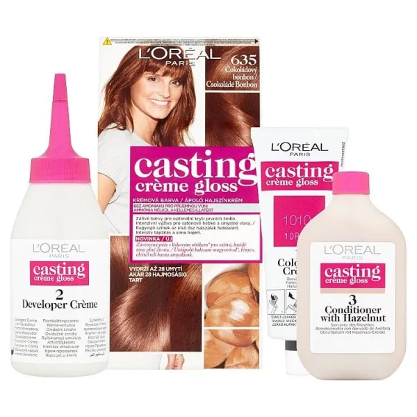 L’Oréal Paris Casting Creme Gloss farba na vlasy odtieň 635 Chocolate Candy 1 ks