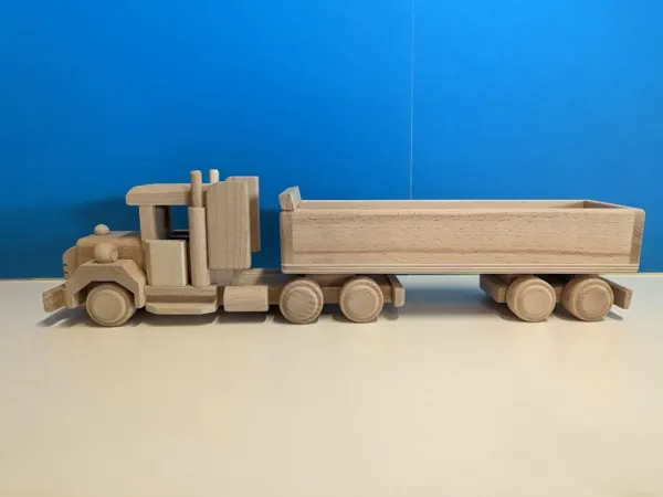 Drevený kamión USA, 48 x 10 x 12 cm