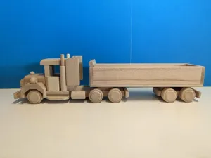 Drevený kamión USA, 48 x 10 x 12 cm