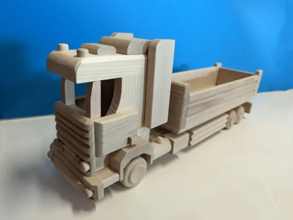 Drevený kamión MAX, 48 x 12 x 19 cm