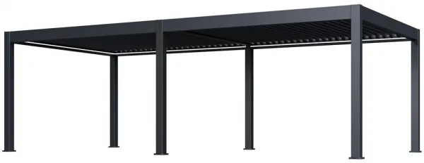 Elektrická bioklimatická pergola PRESTIGE 8x4 m Rojaplast