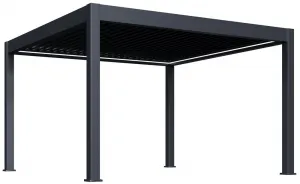 Elektrická bioklimatická pergola PRESTIGE 4x4 m Rojaplast