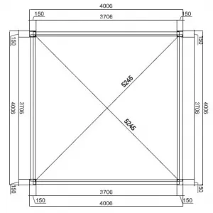 Elektrická bioklimatická pergola PRESTIGE 4x4 m Rojaplast