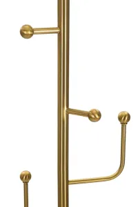 Mauro Ferretti Stojacia lampa Hanger 173 cm zlatá/biela/mramor