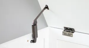 Truhlica s úložným priestorom a lavicou Vasagle Fio 76 cm biela