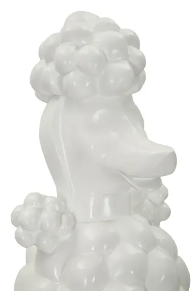 Mauro Ferretti Dekoratívna soška Dog 61 cm biela