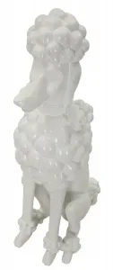 Mauro Ferretti Dekoratívna soška Dog 61 cm biela