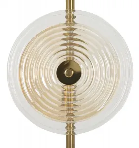 Mauro Ferretti Stojacia lampa Venice 168 cm zlatá
