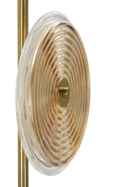 Mauro Ferretti Stojacia lampa Venice 168 cm zlatá
