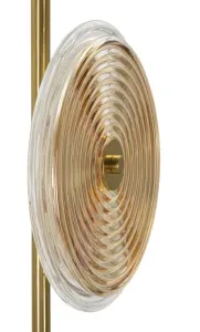 Mauro Ferretti Stojacia lampa Venice 168 cm zlatá