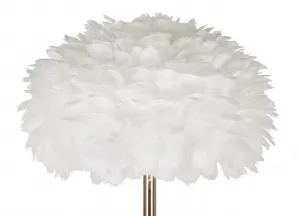 Mauro Ferretti Stojacia lampa Feathers 170 cm biela/zlatá