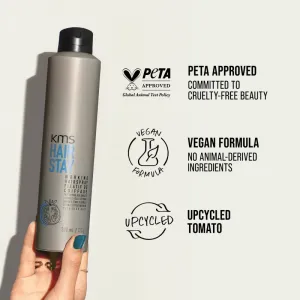 KMS Hair Stay Working Hairspray lak na vlasy pre vlasy namáhané teplom 75 ml