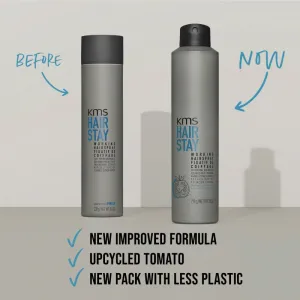 KMS Hair Stay Working Hairspray lak na vlasy pre vlasy namáhané teplom 75 ml