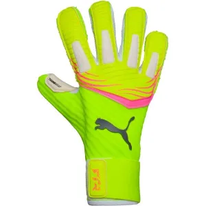 Puma FUTURE PRO HYBRID Pánske brankárske rukavice, žltá, veľkosť