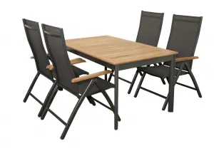 Doppler CONCEPT TEAK FSC®, polohovacie kreslá, 4+1