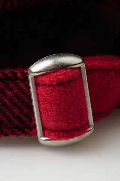 Šiltovka Woolrich Check Baseball Cap Red Buffalo
