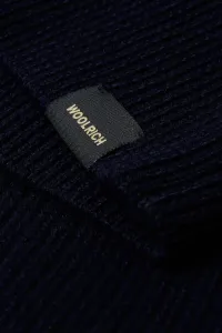 Sveter Woolrich Merinos Cardigan Melton Blue