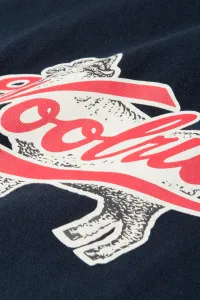 Tričko Woolrich Sheep Graphic T-Shirt Melton Blue
