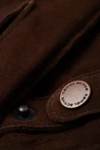 Rukavice Camel Active Leather Gloves Dark Brown