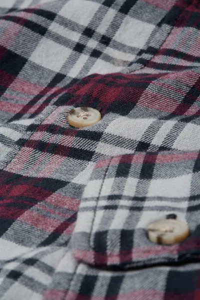 Košeľa Woolrich Light Flannel Shirt Grey Check