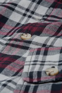 Košeľa Woolrich Light Flannel Shirt Grey Check