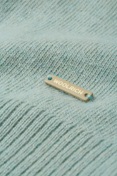 Rolák Woolrich Comfort Wool Cash Turtleneck Chinois Green