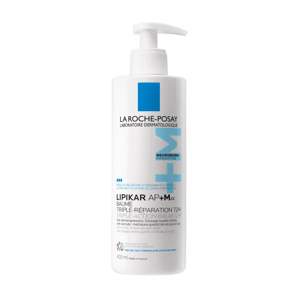 La Roche-Posay Lipikar AP+Max Balm ošetrujúci telový balzam pre veľmi suchú citlivú a atopickú pokožku 400 ml