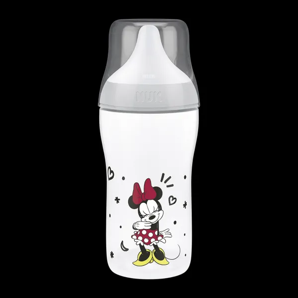 NUK Perfect Match Disney fľaša s kontrolou teploty Mickey 3m+ 260 ml