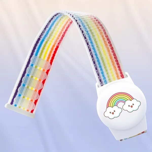 MG Kids Rainbow remienok na Apple AirTag, farebný