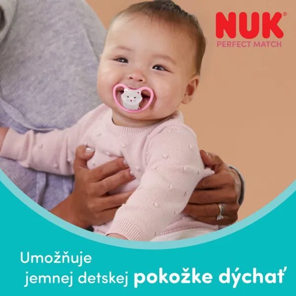NUK Perfect Match Air Night 6-18 m cumlík Firefly/Sheep 2 ks