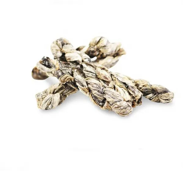 FISH4DOGS Maškrty pre psov DENTAK SEA morská ryba - závitky 500g