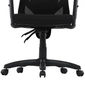 AUTRONIC Kancelárska stolička KA-R215 BK, čierna, sieťovina