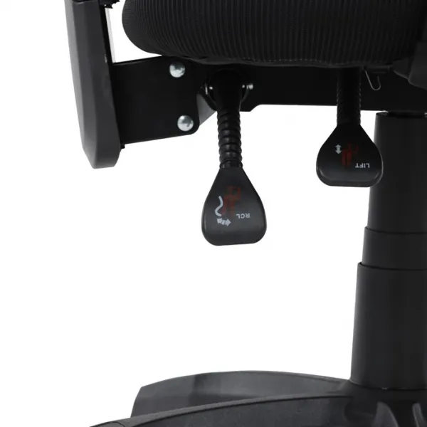 AUTRONIC Kancelárska stolička KA-R215 BK, čierna, sieťovina