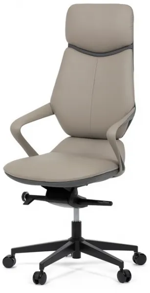 AUTRONIC Kancelárske kreslo KA-T8426 GRN, modrá ekokoža
