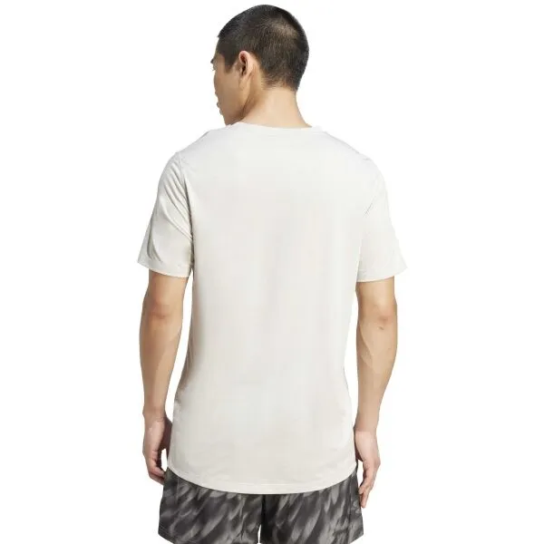 adidas OWN THE RUN MELANGE TEE M Pánske športové tričko, sivá, veľkosť