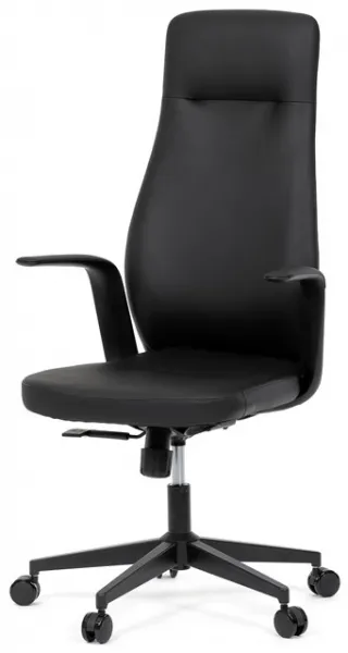 AUTRONIC Kancelárske kreslo KA-T8325 BK, čierna ekokoža