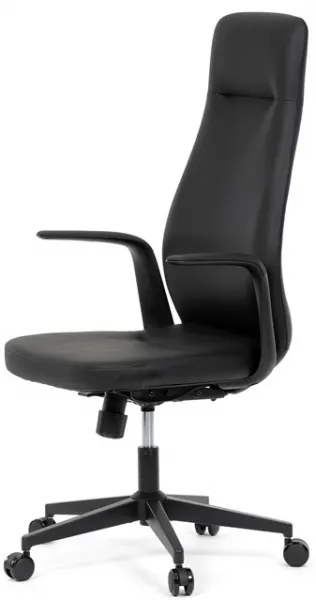 AUTRONIC Kancelárske kreslo KA-T8325 BK, čierna ekokoža
