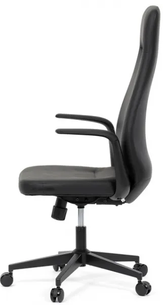 AUTRONIC Kancelárske kreslo KA-T8325 BK, čierna ekokoža