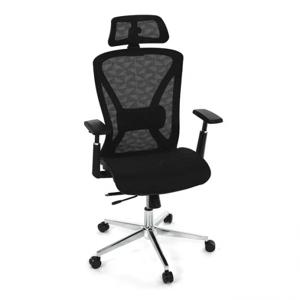 AUTRONIC Kancelárska stolička KA-S258 BK, čierna, sieťovina