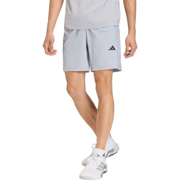 adidas WORKOUT ESSENTIALS BASE WOVEN SHORT Pánske športové šortky, sivá, veľkosť