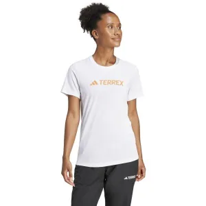 adidas W MULTI TERREX LOGO TECH TEE Dámske tričko, biela, veľkosť