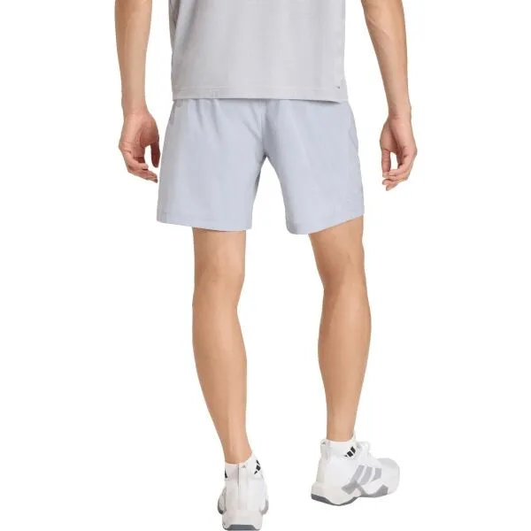 adidas WORKOUT ESSENTIALS BASE WOVEN SHORT Pánske športové šortky, sivá, veľkosť