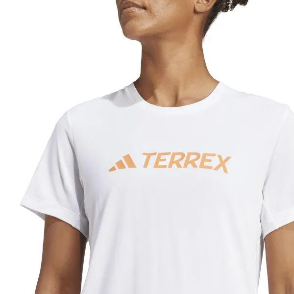 adidas W MULTI TERREX LOGO TECH TEE Dámske tričko, biela, veľkosť