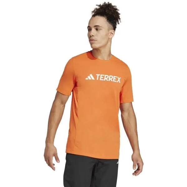adidas TERREX MULTI CLIMACOOL LOGO Pánske funkčné tričko, oranžová, veľkosť