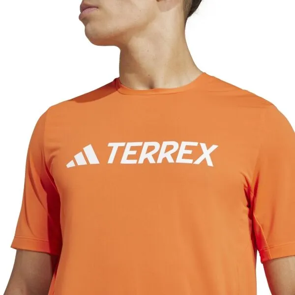 adidas TERREX MULTI CLIMACOOL LOGO Pánske funkčné tričko, oranžová, veľkosť