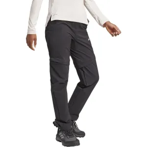 adidas W MT ZIP OFF P Dámske outdoorové nohavice, čierna, veľkosť