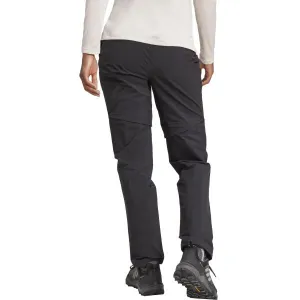 adidas W MT ZIP OFF P Dámske outdoorové nohavice, čierna, veľkosť