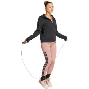 adidas D4T FZ HOODIE Dámska mikina, čierna, veľkosť