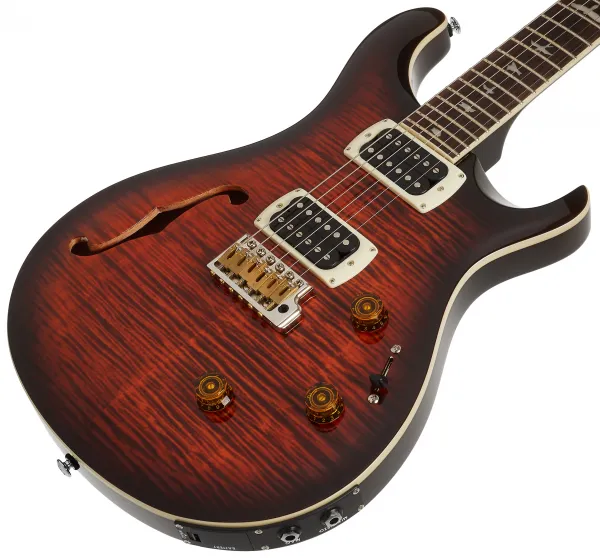 PRS SE Custom 24 Semi-Hollow Piezo Orange Tiger Smokeburst 2026